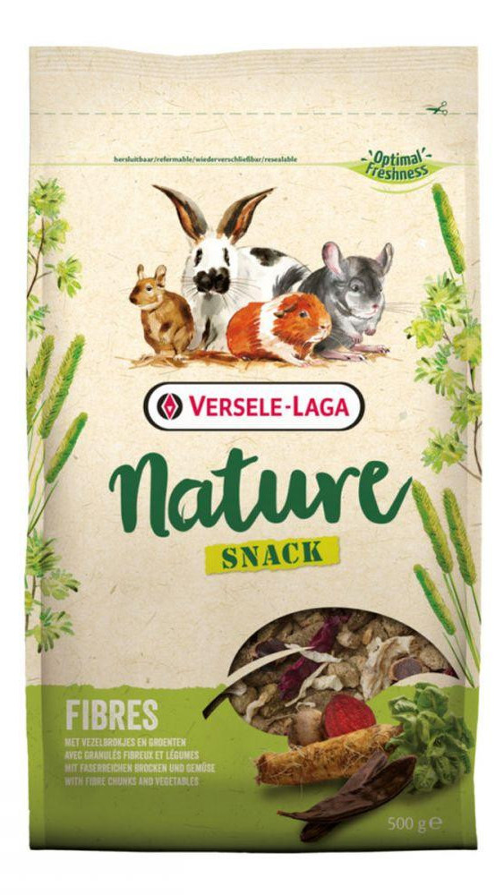 614402 VL Nature СНЕК НАТЮР КЛІТКОВИНА (Snack Fibres) корм для гризунів, 0,5 кг