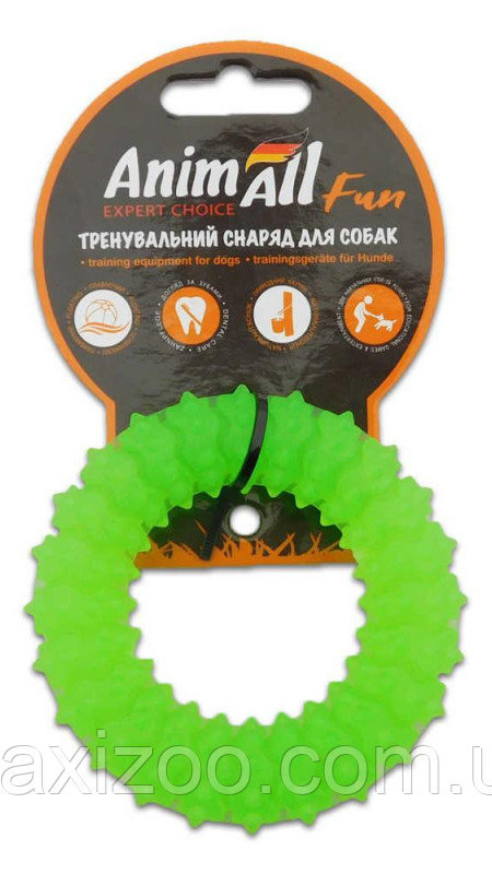 Іграшка Фан 88165 Кільце з шипами 9см зелене  Анімалл