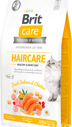 Brit Care Cat GF Haircare Healthy & Shiny Coat, (7) (здоровья кожи и шерсти)