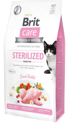 Brit Care Cat GF Sterilized Sensitive, (7) (чутливе травлення для стерилізованих)