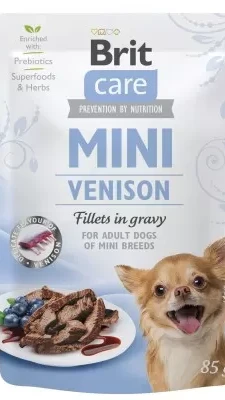 Brit Care Cat вологий для собак Міні з філе дичина в союсі 85г