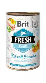 Brit Fresh Fish/Pumpkin k 400g рыба,тыква д/собак