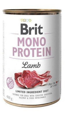 Brit Mono Protein Dog k 400 g с ягненком