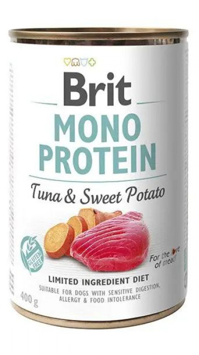 Brit Mono Protein Dog k 400 g з тунцем та бататом