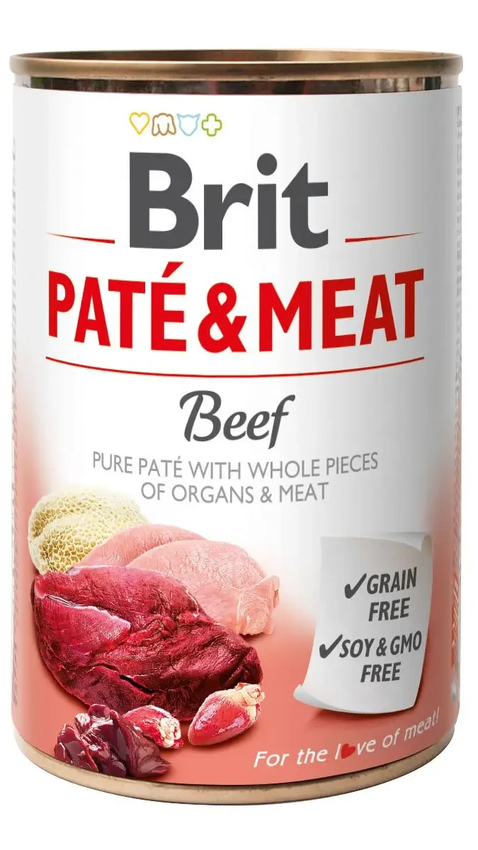 Brit Paté & Meat Dog k 400 g с говядиной