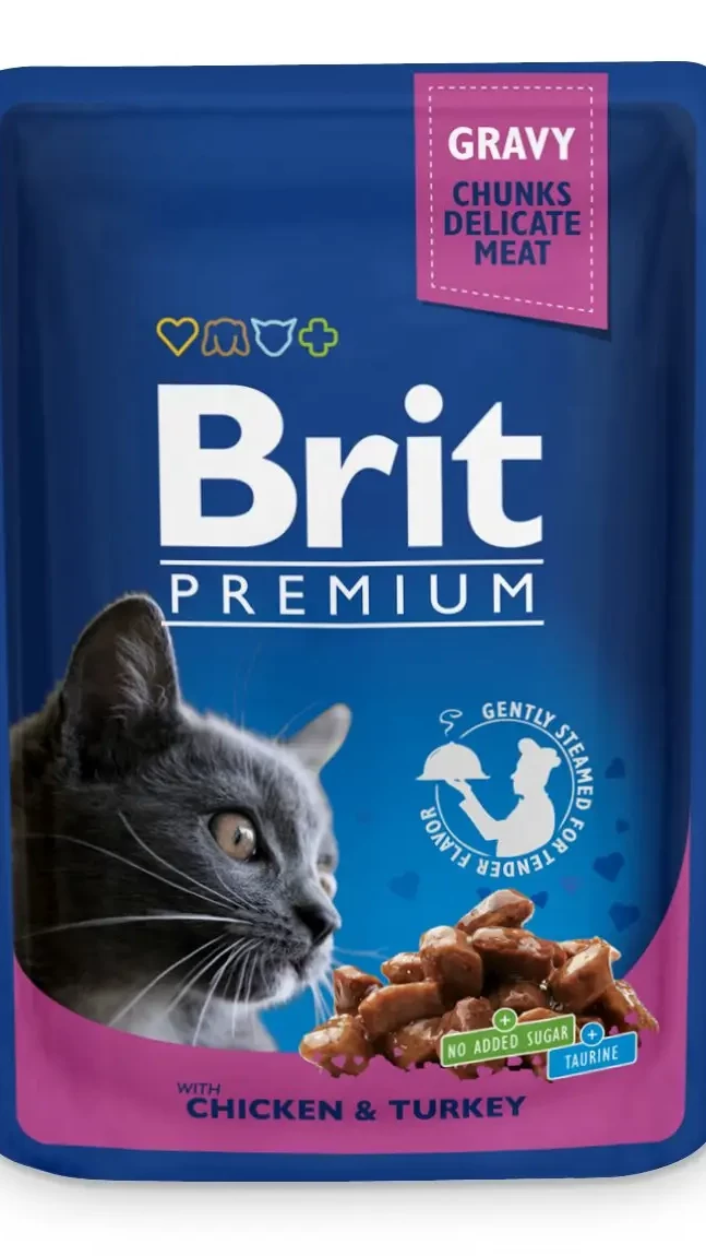 Brit Premium Cat pouch 100 g кур.инд.