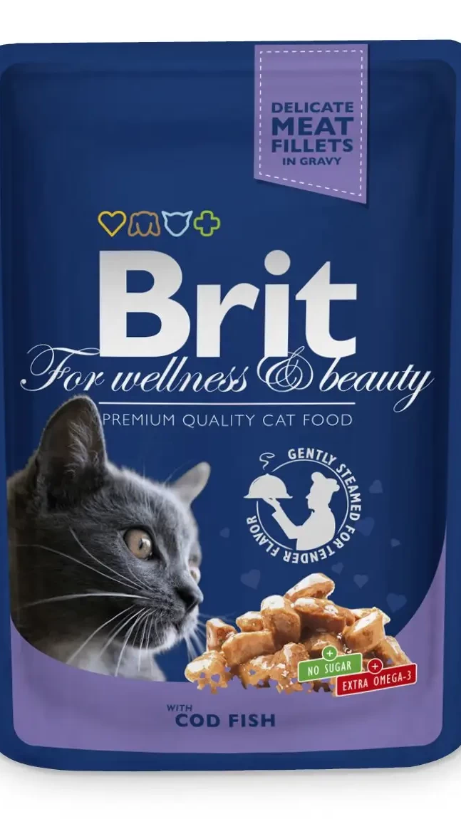 Brit Premium Cat pouch 100 g треска