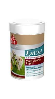 Excel Multi-Vitamin Puppy 100таб/185мл 8в1 1шт