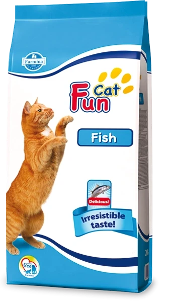 Фарміна кет сух FUN CAT FISH  (20) 10483