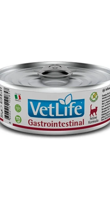 Фарміна кет волог Vet Life Gastrointestinal дієт.харчування при захворюванні ШКТ, 85г 02857