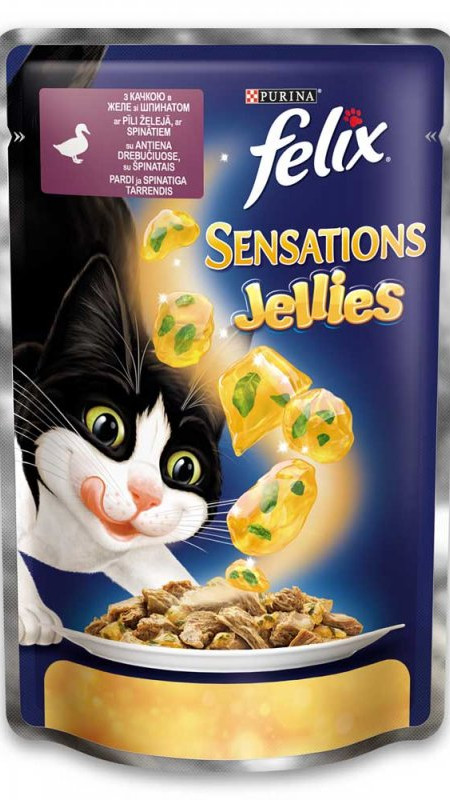 Feliks Sensations Jellies.З качкою зі шпинатом