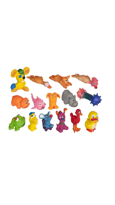 Flamingo JOYTOYS звірятко, іграшка для собак, латекс 6-7 см