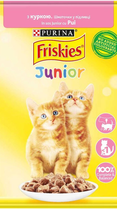 Friskies Junior з куркою.