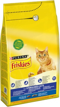 Friskies  Sterile.З лососем та овочами 270 г