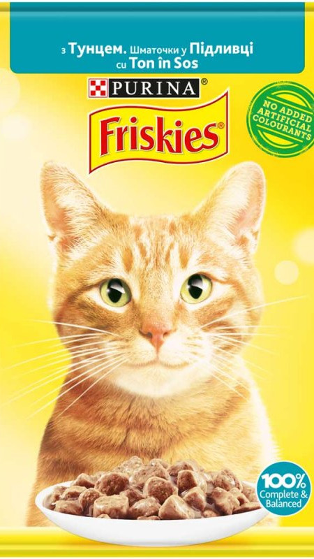 Friskies.З тунцем.