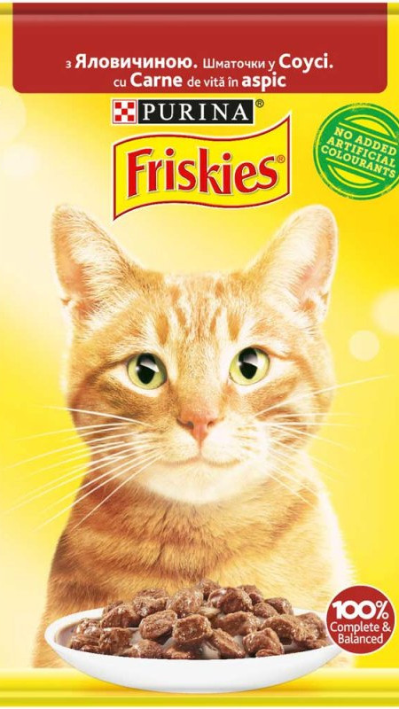 Friskies.З яловичиною.