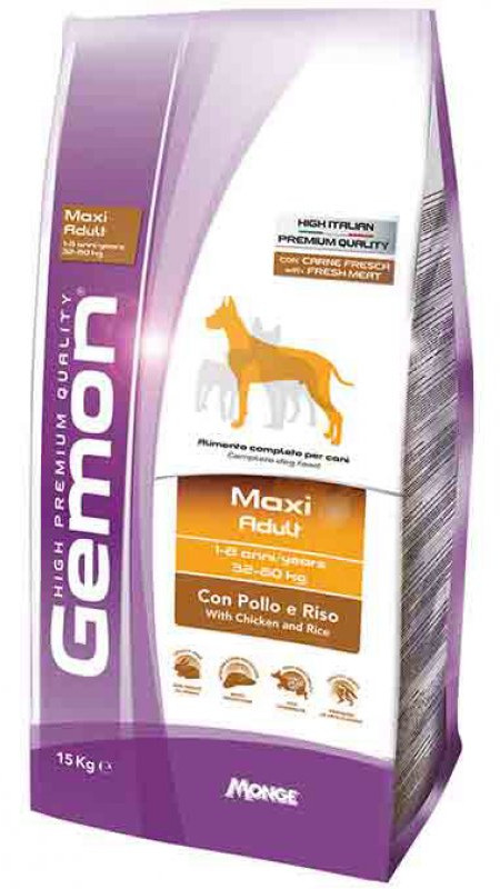 GEMON  DOG Maxi Adult курица с рисом