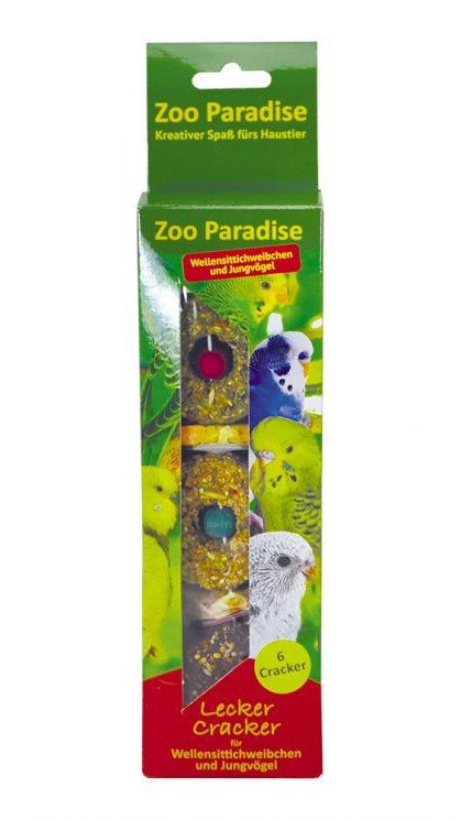 ГРАНД КРЕКЕР ZOO PARADISE для самок та пташенят хвилястих папуг (2шт)