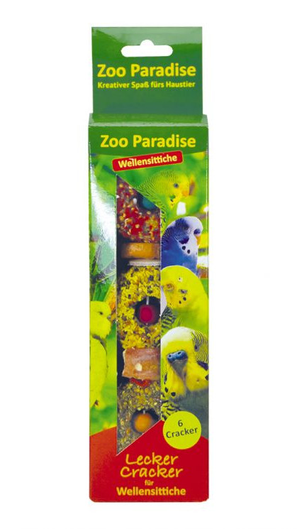 ГРАНД КРЕКЕР ZOO PARADISE для хвилястих папуг (2 шт)