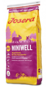 Josera Miniwell (15) ,Беззерновий корм для дорослих собак (маленькі крокети)