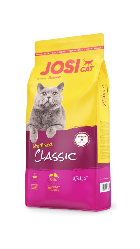 JosiCat Sterilised Classic (10),  сухий ком для котів.