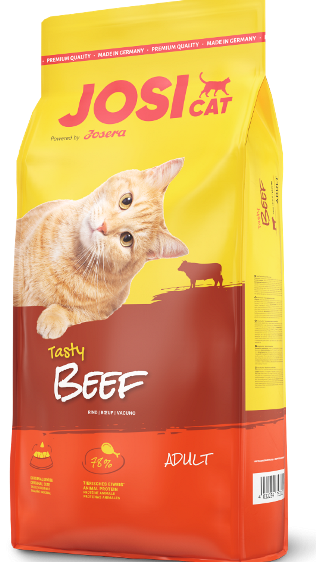 JosiCat Tasty Beef 10 kg,  сухий ком для котів.