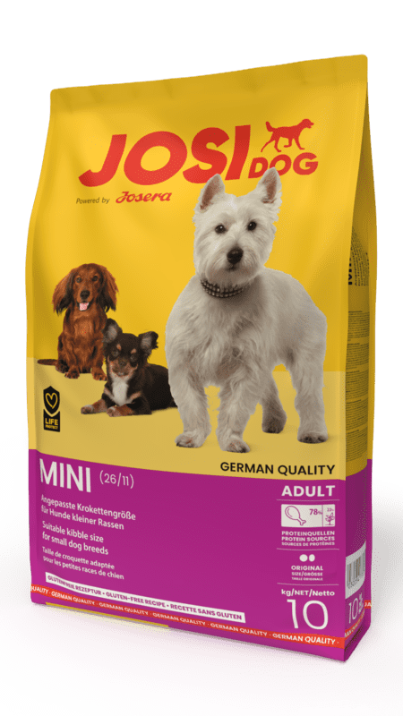 JosiDog Mini (10), сухий корм для дорослих собак малих порід.