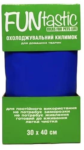 Килимок охолоджувальний L синій 90*50
