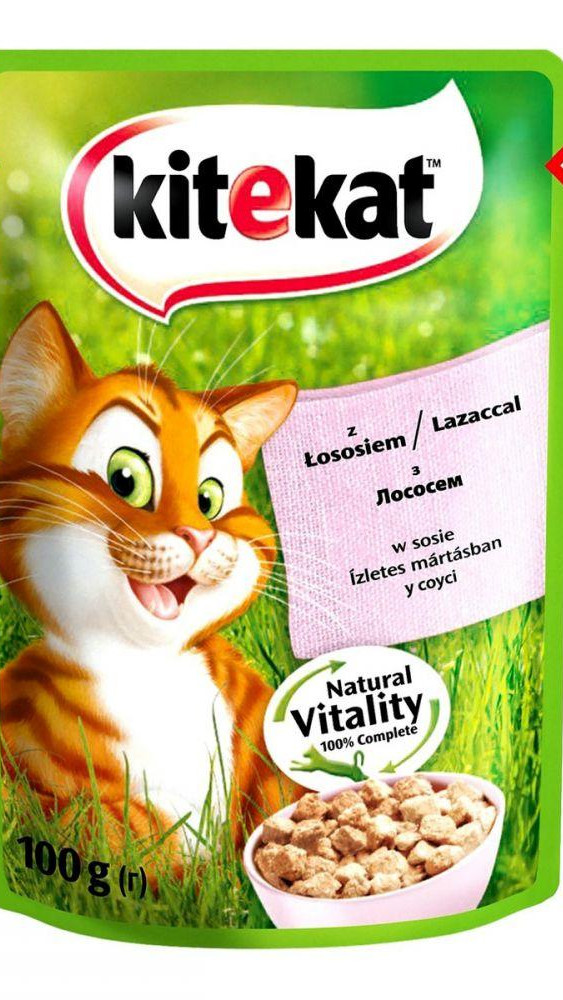 Kitekat з лососем в соусі 100 г