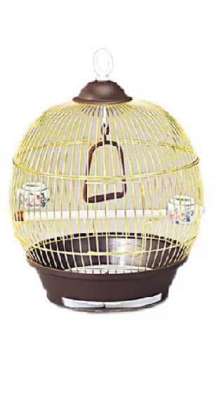 Клітка AnimAll 23B-G для канарки (23Хх36,5) золото