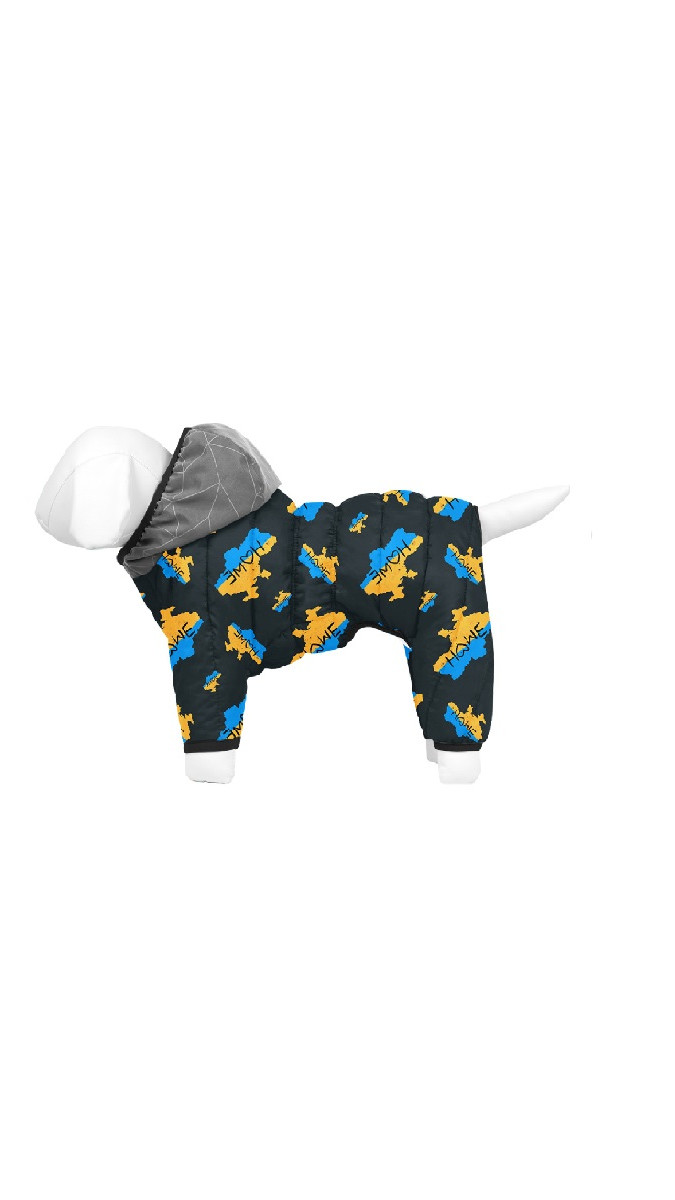 Комбінезон для собак WAUDOG Clothes малюнок "Дім", S30, В 57-59см, С 40-43см