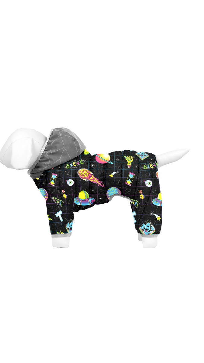 Комбінезон для собак WAUDOG Clothes малюнок "Рік та Морті 2", S40, В 58-61см, С 33-38см