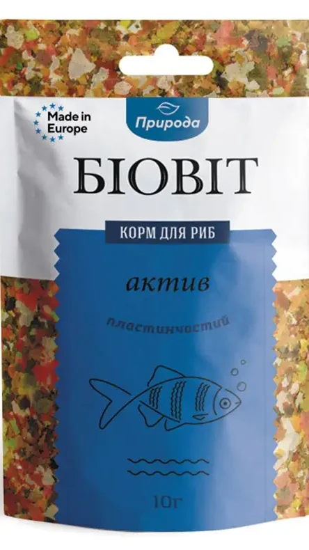 Корм Біовіт Актив, пластинчатий 10г.