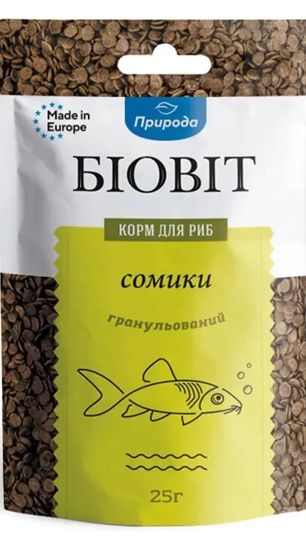 Корм Біовіт Сомики, гранульований 25 Г