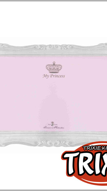 Коврик "My Princess" под миски роз. 44*28см