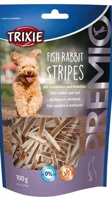 Лаком д/соб."PREMIO Fish Rabbit Stripes"крол/рыба 100гр