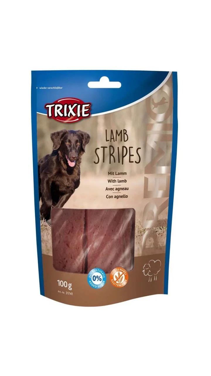 Ласощі д/соб. "PREMIO Lamb Stripes" ягня 100гр