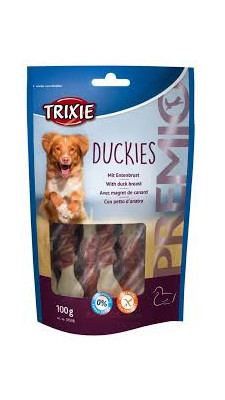 Лакомство д/соб."PREMIO Duckies" с кальц. утка 100гр