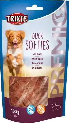 Ласощі для собак "PREMIO Duck Softies" с м'ясом качки 100 г