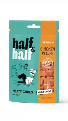 Ласощі Half&Half для собак з куркою 100г