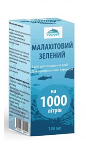 Малахитовый зеленый 100 мл (на 1000л) FLIPPER 806010