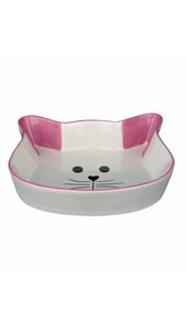 Миска керамічна у вигляді мордочки з вушками 13,6*13,5см