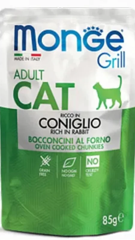 MONGE CAT GRILL Adult кролик 85 г