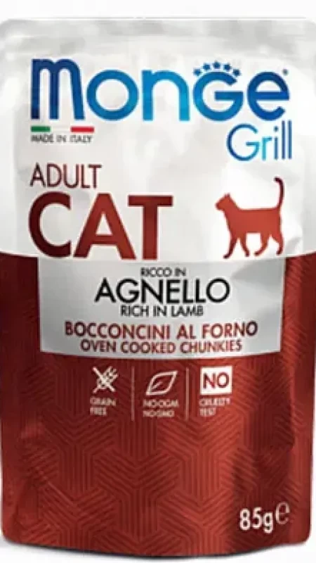 MONGE CAT GRILL Adult  ягненок 85 г