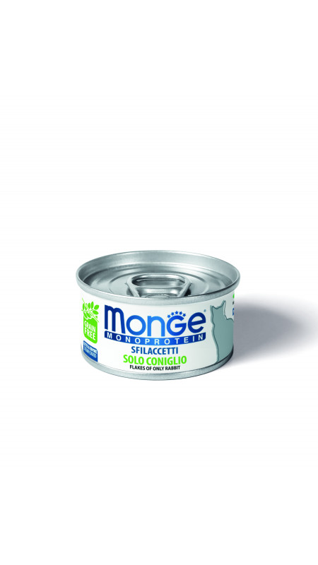 MONGE CAT MONOPROTEIN мясные хлопья кролик