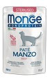 MONGE CAT MONOPROTEIN Sterilised ялович. 85г. паучі