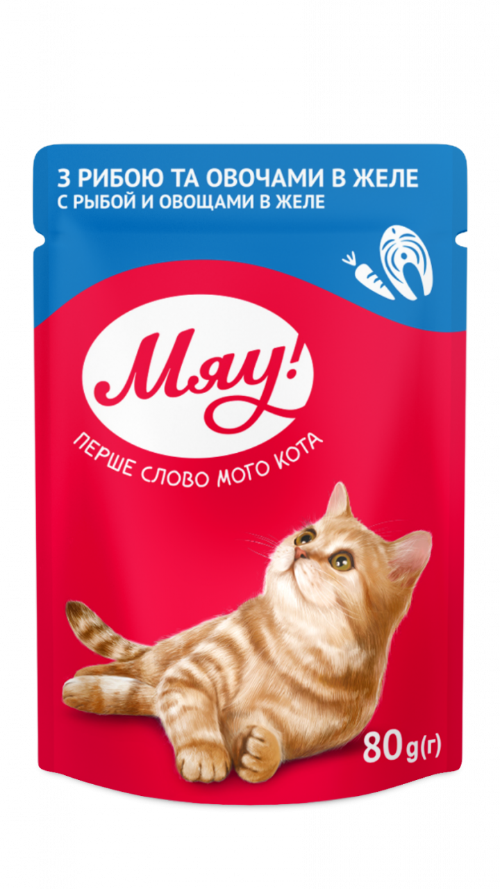 Мяу.Риб,овочі.Пауч.Желе0,08 кг