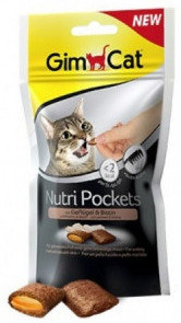 Nutrs Pockets д/кош. Птица+Биотин 60г