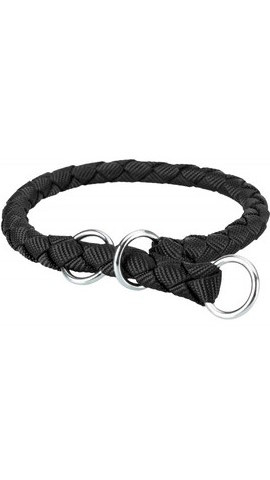 Ошейник-удавка "Cavo", нейлон,  L–XL: 52–60 см/ 18 мм, черный