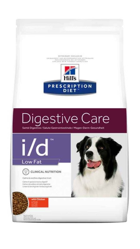 PD Canine I/D Low Fat-Захворювання ШКТ, панкреатит, відновлення та  зниження рівня жиру- 1,5 кг